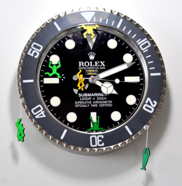 Impertinenet Keith vs ROLEX 13 Design intitulée "Impertinenet Keith…" par Fulvio Quinto, Œuvre d'art originale, Luminaire