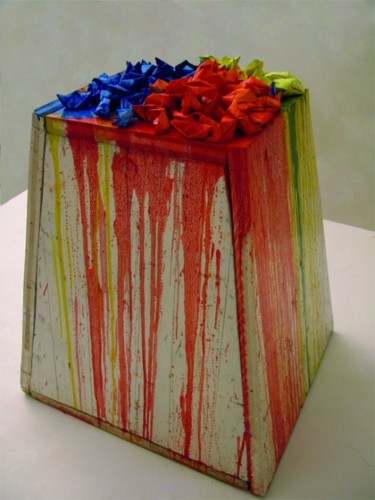 Scultura intitolato "Mare colorato, 2008…" da Fulvio Rossello, Opera d'arte originale