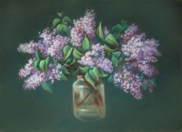 Рисунок под названием "Lilac" - Valentina Fedorova, Подлинное произведение искусства, Пастель