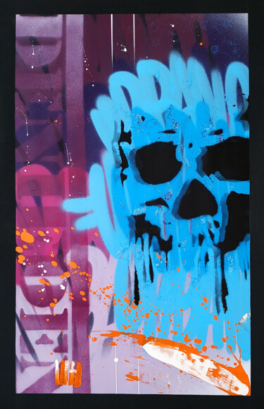 Картина под названием "The Great Love" - Für - Urban Art Labo, Подлинное произведение искусства, Рисунок распылителем краски