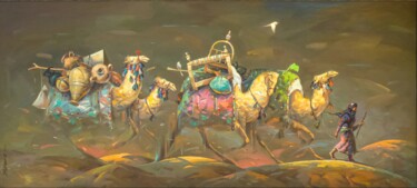 Картина под названием "''Возвращение ''" - Фуркат Бозоров, Подлинное произведение искусства, Цифровая живопись