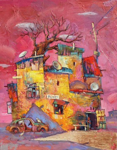 Painting titled ""Однажды в моей мах…" by Фуркат, Original Art, Oil