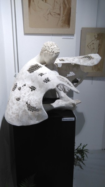 Sculpture intitulée ""Ange"" par Véronique Roncin, Œuvre d'art originale, Métaux