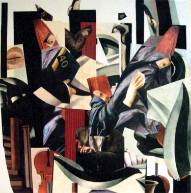 Collages intitulée "Persika" par François-Xavier Lagey, Œuvre d'art originale, Collages
