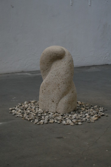 Sculpture titled "Hug" by Georgi Uzunov, Original Artwork, Stone
