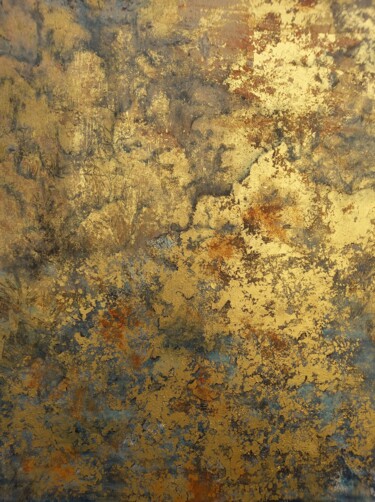 Pittura intitolato "Golden autumn" da Joe Lefevre, Opera d'arte originale, Acrilico
