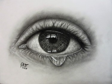 Drawing titled "The tears of the so…" by Gian Roberto Tognetti, Original Artwork, Graphite