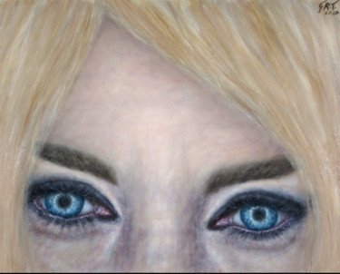 Картина под названием "The eyes of the soul" - Gian Roberto Tognetti, Подлинное произведение искусства, Масло