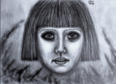 图画 标题为“The dark witch” 由Gian Roberto Tognetti, 原创艺术品, 铅笔