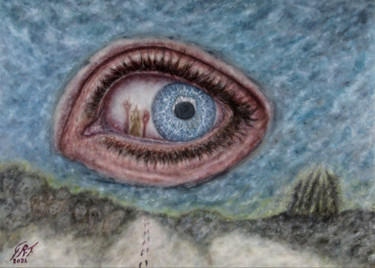 Peinture intitulée "The Blair Witch Pro…" par Gian Roberto Tognetti, Œuvre d'art originale, Huile