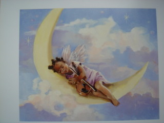 Painting titled "Moon Dreams" by G. Rose, Original Artwork