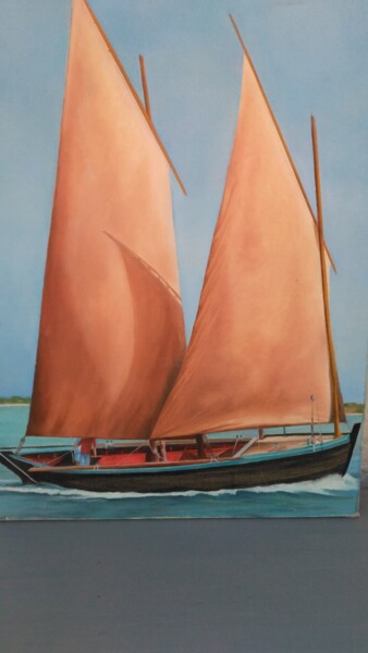 Peinture intitulée "voilier.jpg" par G Touiresse (mattheys), Œuvre d'art originale, Acrylique