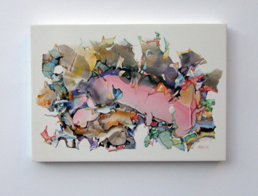 Pintura intitulada "Мир в розовом свете." por Gennadii Troshkov, Obras de arte originais