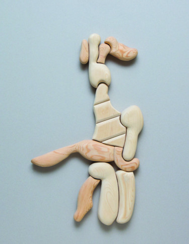 Скульптура под названием "Стойка." - Геннадий Трошков, Подлинное произведение искусства, Дерево