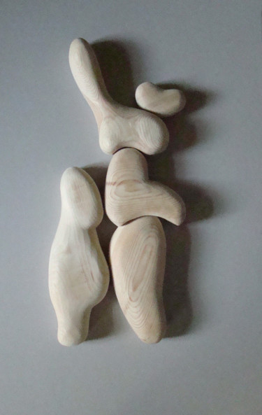 Escultura intitulada "Рельеф-1." por Gennadii Troshkov, Obras de arte originais