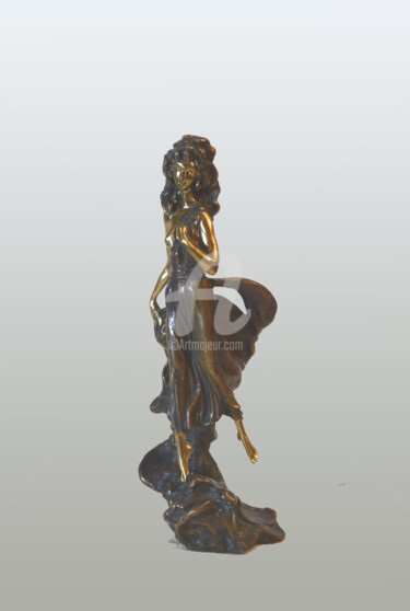 Escultura intitulada "Aphrodite born from…" por Gennady Zmitrovich, Obras de arte originais, Bronze