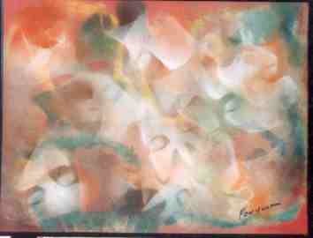 Peinture intitulée "amour dans une fleur" par Jean-Marie Gabard, Œuvre d'art originale, Huile