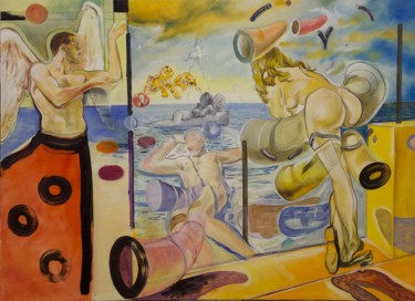 Pittura intitolato "22sogno-sfogo-e-rit…" da Giovanni Gabassi, Opera d'arte originale