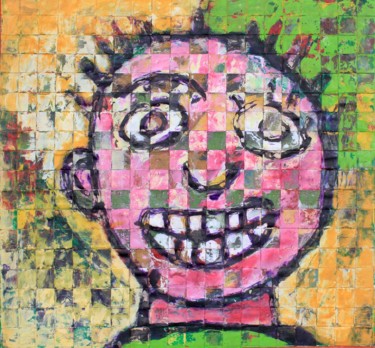 Картина под названием "Smiling child" - Gabo Mendoza, Подлинное произведение искусства, Акрил