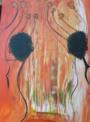 Peinture intitulée "Dance girl" par Goy'Art, Œuvre d'art originale, Acrylique