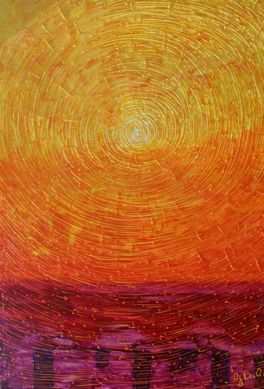 Peinture intitulée "Plein soleil" par Gabriel Baptiste, Œuvre d'art originale, Huile