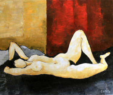 Картина под названием "f-11-55x46" - Gabriel Cotelle, Подлинное произведение искусства