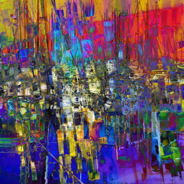 Arts numériques intitulée "paint-05" par Gabriel Cotelle, Œuvre d'art originale