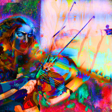 Arts numériques intitulée "musicians-19" par Gabriel Cotelle, Œuvre d'art originale