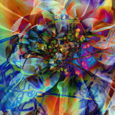 Digital Arts titled "strange-flowers-03" by Gabriel Cotelle, Original Artwork