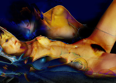 Digitale Kunst getiteld "Fantasme" door Gabriel Cotelle, Origineel Kunstwerk, 2D Digital Work