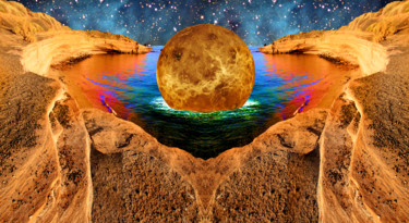 Digital Arts titled "Naissance de Vénus" by Gabriel Cotelle, Original Artwork, Photo Montage