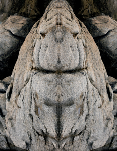 Photography titled "Monstre minéral-01" by Gabriel Cotelle, Original Artwork, Manipulated Photography