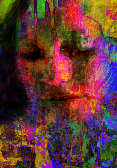 Digital Arts titled "Apparition spectrale" by Gabriel Cotelle, Original Artwork, 2D Digital Work