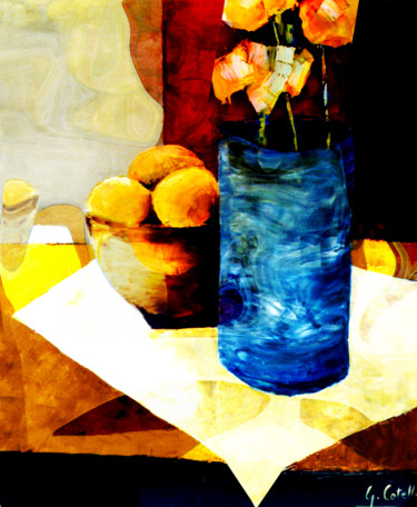Malerei mit dem Titel "d-20-38x46" von Gabriel Cotelle, Original-Kunstwerk, Öl