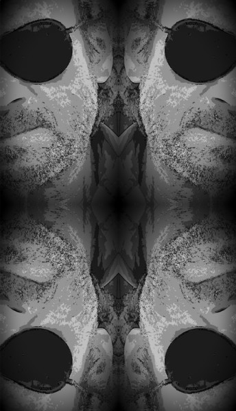 Digital Arts titled "Autoportrait hyper…" by Gabriel Cotelle, Original Artwork, Photo Montage