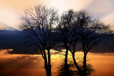 Fotografía titulada "la magie d'un ciel…" por Gabriel Cotelle, Obra de arte original, Fotografía digital