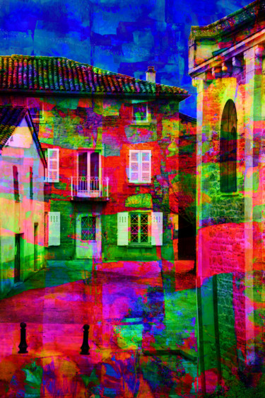 Arts numériques intitulée "Un monde très color…" par Gabriel Cotelle, Œuvre d'art originale, Photo montage