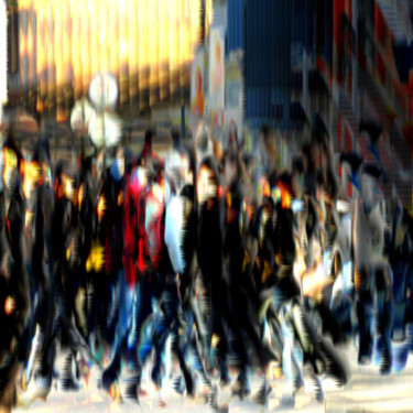 Digital Arts titled "Emporté par la foule" by Gabriel Cotelle, Original Artwork, 2D Digital Work