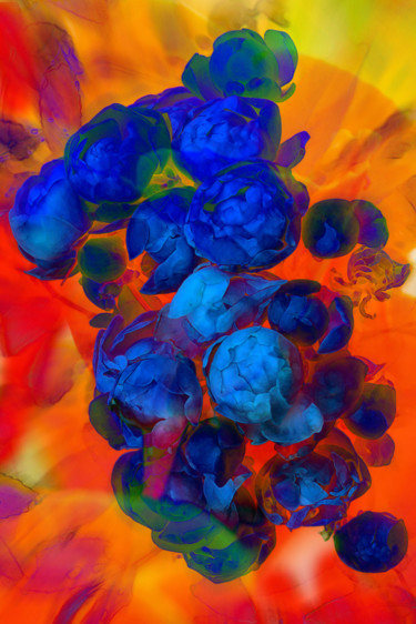 Arts numériques intitulée "Fleurissement de mo…" par Gabriel Cotelle, Œuvre d'art originale, Photo montage