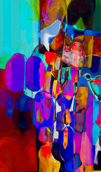 Digital Arts titled "Résurgence" by Gabriel Cotelle, Original Artwork, Digital Painting
