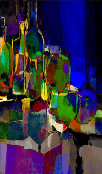 Digital Arts titled "Rémanence" by Gabriel Cotelle, Original Artwork, Digital Painting