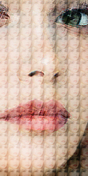 Digital Arts titled "Mon puzzle (détail)" by Gabriel Cotelle, Original Artwork, Photo Montage