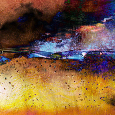 Arts numériques intitulée "Giboulées sur Mars…" par Gabriel Cotelle, Œuvre d'art originale, Peinture numérique