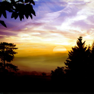 Photographie intitulée "Sunrise" par Gabriel Cotelle, Œuvre d'art originale, Photographie numérique