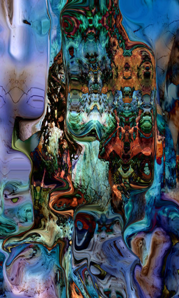 Arte digitale intitolato "Une saison en enfer…" da Gabriel Cotelle, Opera d'arte originale, Lavoro digitale 2D