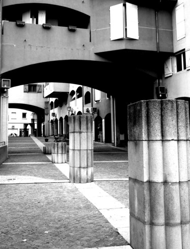 Photographie intitulée "La ville abandonnée" par Gabriel Cotelle, Œuvre d'art originale, Photographie numérique