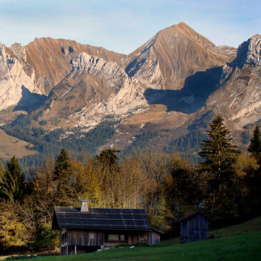 Fotografie mit dem Titel "Là-haut sur la mont…" von Gabriel Cotelle, Original-Kunstwerk, Digitale Fotografie