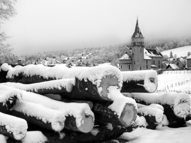 Fotografia intitulada "Jour d'hiver 3" por Gabriel Cotelle, Obras de arte originais, Fotografia digital