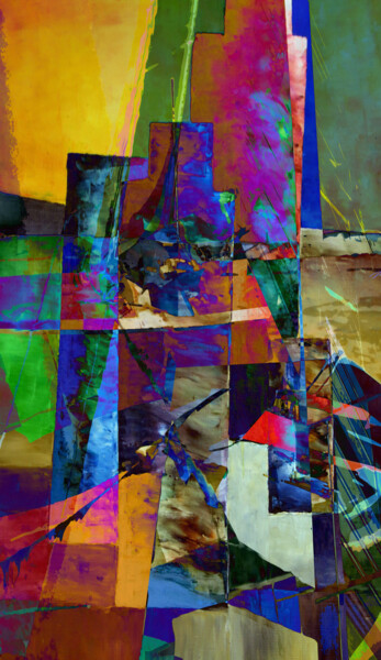 Digital Arts titled "les tubes de peintu…" by Gabriel Cotelle, Original Artwork, Digital Painting