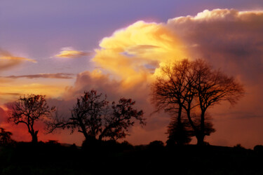 Fotografía titulada "Quand le ciel s'emb…" por Gabriel Cotelle, Obra de arte original, Fotografía digital